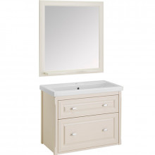 Комплект мебели для ванной ASB-Woodline Кастелло 1079101 благородный бежевый
