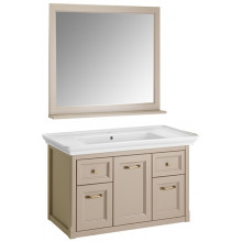 Комплект мебели для ванной ASB-Woodline Толедо 1121101 105 капучино