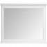Зеркало ASB-Woodline Венеция 11941 100x85 белый/патина серебро