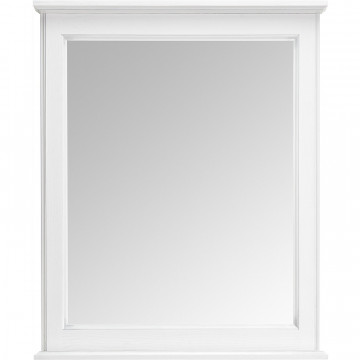 Зеркало ASB-Woodline Венеция 11940 70x85 белый/патина серебро