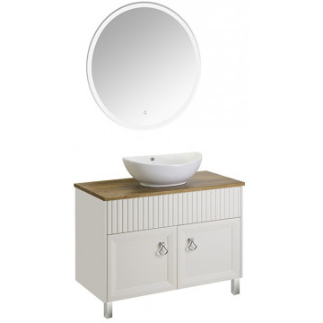 Комплект мебели для ванной ASB-Woodline Риола 1199001 100 белый