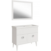 Комплект мебели для ванной ASB-Woodline Риола 1241201 100 белый