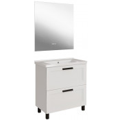 Комплект мебели для ванной АСБ-Мебель София 10236/10985/21573 80 белый