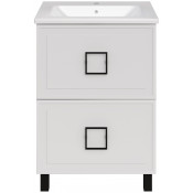 Тумба с раковиной АСБ-Мебель Санта 10913/29125 60 белый