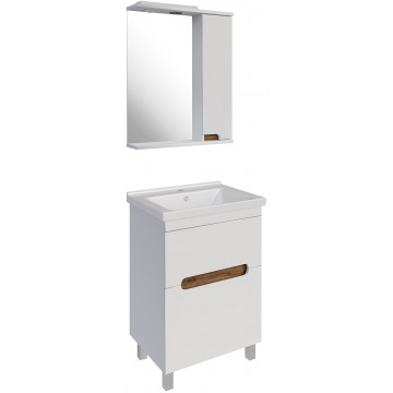 Комплект мебели для ванной АСБ-Мебель Вита 9966/22336/9903 60 белый