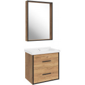 Комплект мебели для ванной АСБ-Мебель Монца 12305/22336/12290 60 дуб золотой