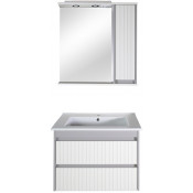 Комплект мебели для ванной АСБ-Мебель Мирано 12272/21288/12260 85 белый