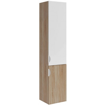 Шкаф-колонна АСБ-Мебель Лавре 12140 35 белый/дуб бардолино