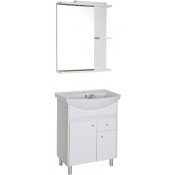 Комплект мебели для ванной АСБ-Мебель Орхидея 11547/15457/11545 60 белый/северное дерево