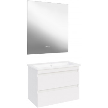 Комплект мебели для ванной АСБ-Мебель Лира 10673/25955/10234 60 ясень белый