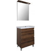 Комплект мебели для ванной АСБ-Мебель Коста 11494/19399/11484 60 светлый орех