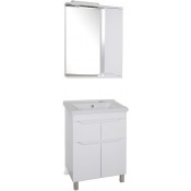 Комплект мебели для ванной АСБ-Мебель Бари 9605/22336/9600 60-2.2 белый