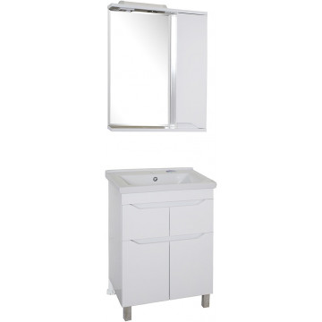 Комплект мебели для ванной АСБ-Мебель Бари 9605/22336/9600 60-2.2 белый