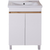 Тумба под раковину АСБ-Мебель Марко 10740 60-2.0 белый/дуб золотой