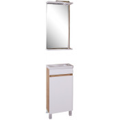 Комплект мебели для ванной АСБ-Мебель Марко 10734/24545/10719 40 белый/дуб золотой