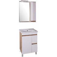 Комплект мебели для ванной АСБ-Мебель Марко 10739/22336/10716 60-2.1 белый/дуб золотой