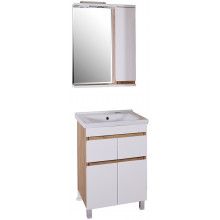 Комплект мебели для ванной АСБ-Мебель Марко 10738/22336/10716 60-2.2 белый/дуб золотой
