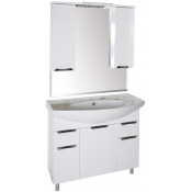 Комплект мебели для ванной АСБ-Мебель Мессина 9622/17356/9616 100/3 белый