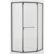 Душевой уголок Cezares Relax RELAX-304-P-1-100-C-GM 100x100 оружейная сталь/прозрачное