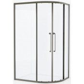 Душевой уголок Cezares Relax RELAX-304-RH-2-120/90-C-GM 120x90 оружейная сталь/прозрачное