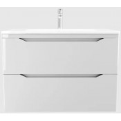 Тумба под раковину Style Line Марелла СС-00002411 80 белый глянец