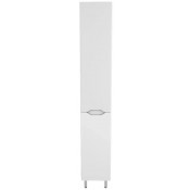 Шкаф-колонна Style Line Марелла 30 R Люкс Plus СС-00002421 с корзиной белый матовый антискрейтч