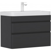 Тумба с раковиной Equil Eltoro tpELTR80.2Y-03/9595-680 80.2Y черный матовый