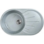 Мойка для кухни Wisent WА02-15 73.5x45.5 серо-золотой мрамор