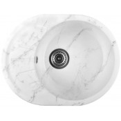 Мойка для кухни Wisent WА03-10 57x44 бело-серый мрамор