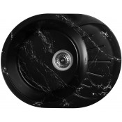 Мойка для кухни Wisent WА03-11 57x44 черно-белый мрамор