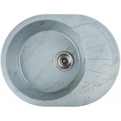 Мойка для кухни Wisent WА03-15 57x44 серо-золотой мрамор