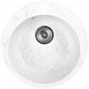 Мойка для кухни Wisent WА05-10 D47.5 бело-серый мрамор