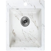 Мойка для кухни Wisent WА10-13 41x48 бело-золотой мрамор