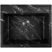 Мойка для кухни Wisent WА12-11 59.5x51.5 черно-белый мрамор