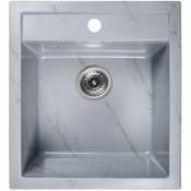 Мойка для кухни Wisent WА45-15 45x50 серо-золотой мрамор