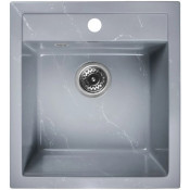 Мойка для кухни Wisent WА45-17 45x50 серо-белый мрамор