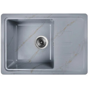 Мойка для кухни Wisent WB15-15 62x43.5 серо-золотой мрамор