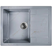 Мойка для кухни Wisent WВ22-15 65x50 серо-золотой мрамор