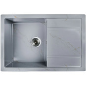 Мойка для кухни Wisent WВ27-15 76x51 серо-золотой мрамор