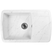 Мойка для кухни Wisent WВ29-10 78x50 бело-серый мрамор