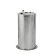 Фонтан питьевой, напольный,Sanela с нажимной арматурой, Ø 345 мм, высота  650 мм SLUN 23M