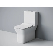 Унитаз моноблок Badenbecher, крышка микролифт, белый, 8608ABW