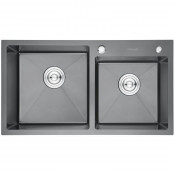 Мойка для кухни Gerhans K37843В-S 78x43 графит