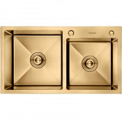Мойка для кухни Gerhans K37843G-S 78x43 золото