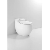 Унитаз моноблок Badenbecher, крышка микролифт, белый, 8619AW