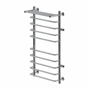 Полотенцесушитель водяной Ника Quadro Л90 (г) ВП-100/50/56 с полкой с боковым подключением