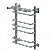 Полотенцесушитель водяной Ника Quadro Л90 (г2) ВП-60/60/66 с полкой с боковым подключением