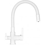 Смеситель для кухни Wisent W4255W-3 белый