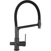 Смеситель для кухни Wisent W4755U-2 графит/черный