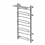 Полотенцесушитель водяной Ника Curve ЛZ ВП 100/50/56 с полкой с боковым подключением